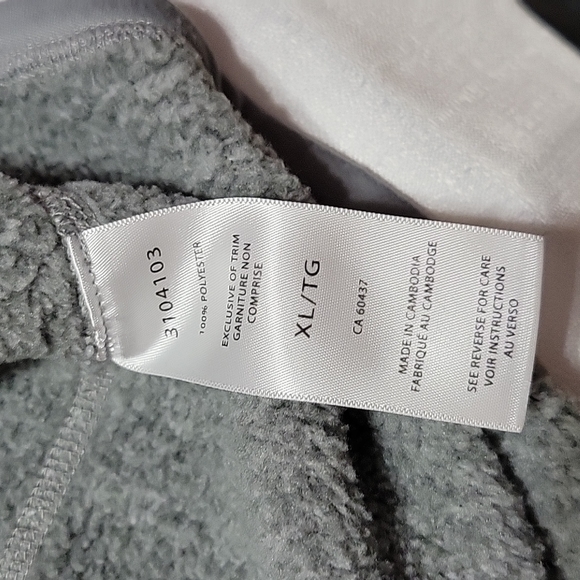 Sunice grey quarter zip fleece pullover women's extra large - Picture 7 of 7
